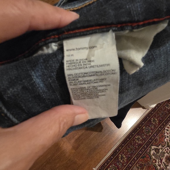 Tommy Hilfiger Dark Blue Straight Leg Jeans - Picture 8 of 9